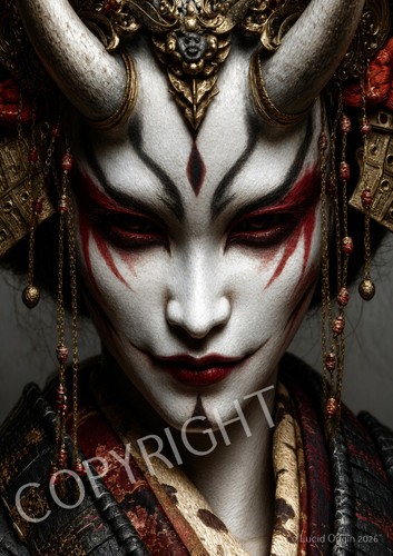 Photo masque oni japonais - oni,