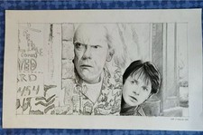 Collection Retour Vers le Futur - BTTF Dessin N°1 original signé