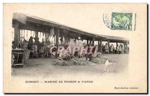 Djibouti marché au - —,