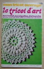 § catalogue ancien LE TRICOT D'ART n° 13 au crochet, aux aiguilles, à la fourche