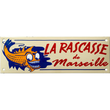 Plaque émaillée  10 x 30 cm