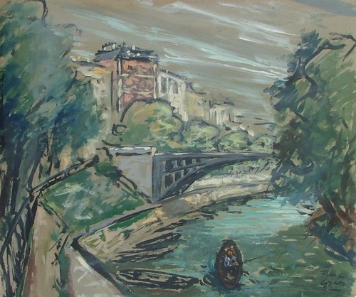 René gras pastel - gras, (1911-2006)