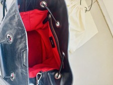 SAC SEAU LE HUIT EN CUIR Noir