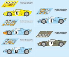 Décal ford gt40 mans - gt40, le