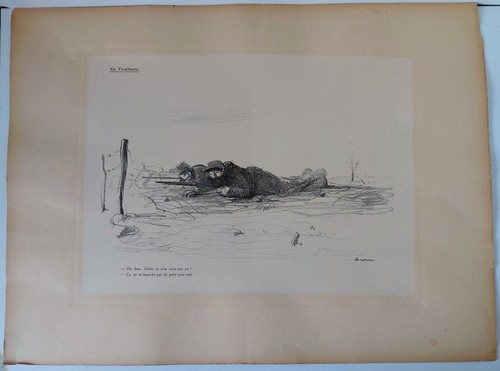 Ancienne gravure signée - ancienne,
