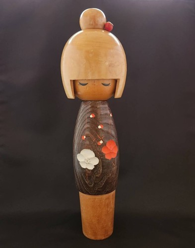Poupée kokeshi bois - poupée,