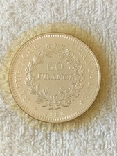 Pièce en argent - 50 francs Hercule - 1980 - sous blister