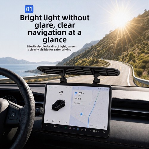 Pare soleil réglable pour gps - réglable,