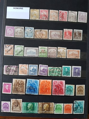 Beau lot timbres hongrie - timbres,