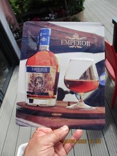 Petite Plaque Tôle Imprimée 20,5x25,5cm du Rhum Emperor Mauritian Rum Heritage