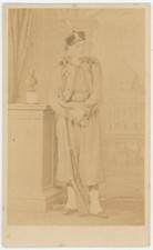 CDV militaire circa 1865. Un