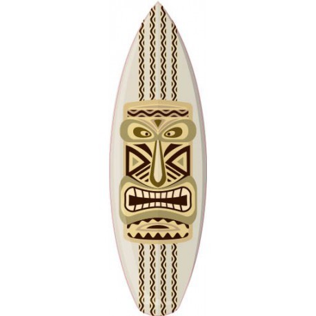 Planche surf tiki - de,