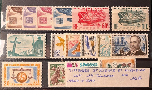 Timbres saint pierre - saint, et