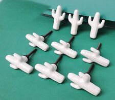 Blanc Couleur Long Design Céramique Cuisine Boutons Armoire Wardrobe Porte Lot D