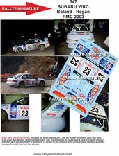 DECALS 1/32 REF 0547 SUBARU