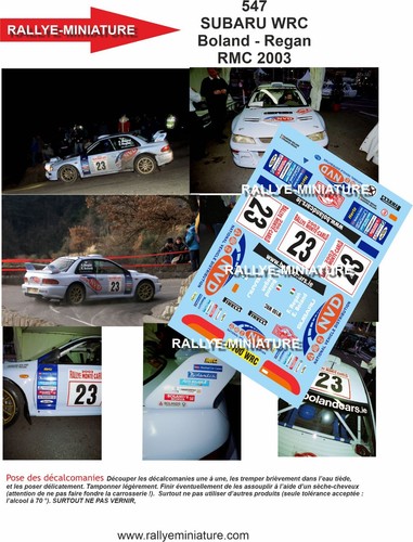 Decals ref 0547 subaru - ref,