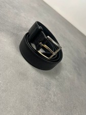 Ceinture cuir noir vintage