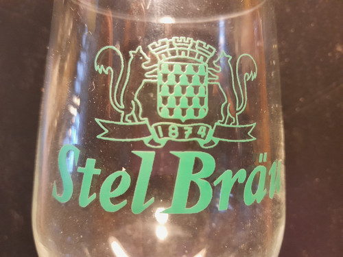 Rare verre bière - , stel