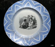  ASSIETTE FAIENCE CREIL