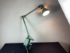 Ancienne Lampe industrielle,d atelier, usine...articulée,télescopique " LUMINA "