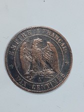Pièce de monnaie 10 centimes 1856 A Napoléon