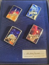 COFFRET 4 ZIPPO SPACE
