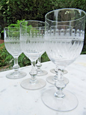 Ancien 6 verres Cristal  Portieux Vierzon Thouvenin Vallerysthall ? A identifier