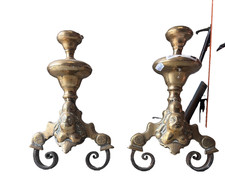 Paire De Chenets Style Louis