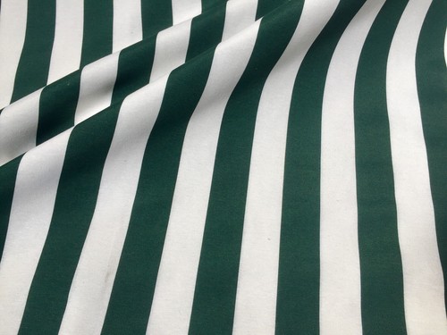 Tissu rayé vert - ,