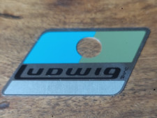 Badge ludwig blue - ludwig, 70’s