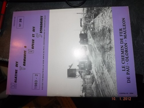 Magazine tramways à vapeur - **,