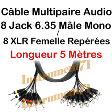 Multipaire 8 Circuits XLR 3