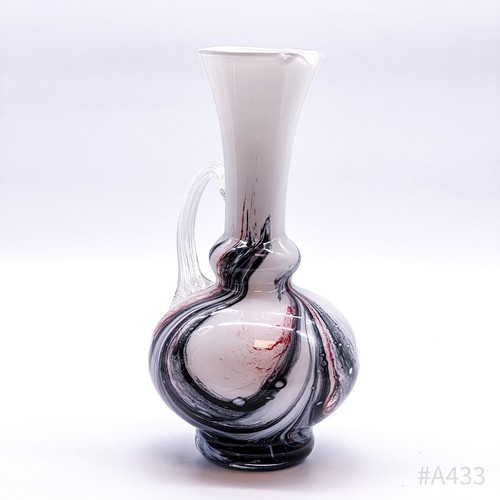 Vintage verre art vase - vintage, avec
