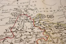 1763 Map Carte géographie