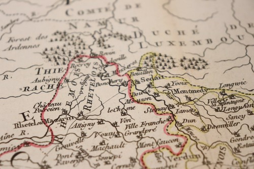 1763 map carte géographie - carte,