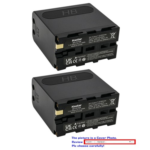 Kastar f970s battery pack - np-f970s,