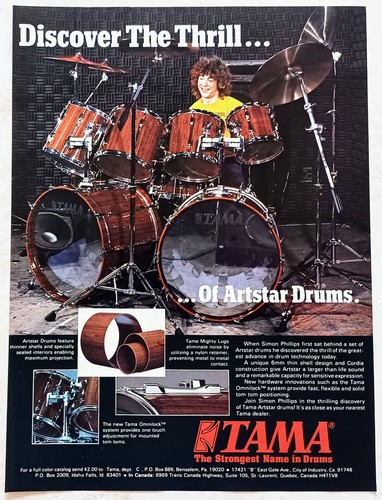 Simon phillips tama - phillips~tama, artstar