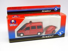 Solido Pompiers 1/50 - Peugeot Expert + Moto Pompe