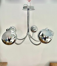 Lustre sputnik eyeball en chrome - space age