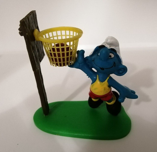 Schtroumpf basket ball - basket, -ballon