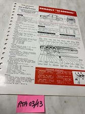 Fiche technique automobile