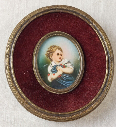 Ancien cadre portrait - ancien,