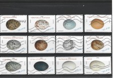 Serie complète 12 timbres 2020 Oeufs d'oiseaux oblitérés