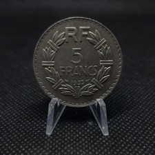 5 francs France 1933 - Lavrillier en nickel, SUP, sous pochette