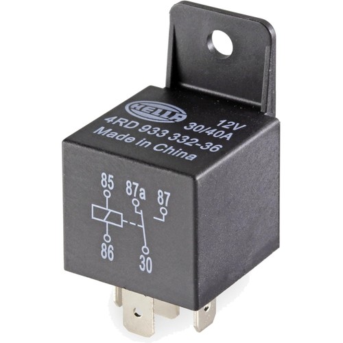 Hella relais 12v 5pôle - 5pôle, avec