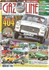 GAZOLINE N°231 PEUGEOT 404 / FIAT 500 C TOPOLINO / BUCKLER MkV "ERD 96"