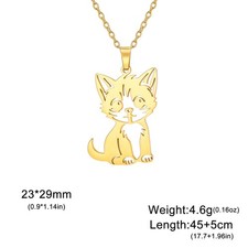 Le Cadeau Idéal pour Amoureux des Chats : Collier Chaton Délicat – argenté  doré