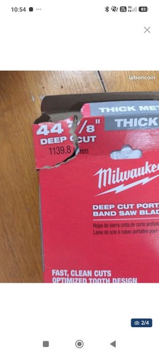 Milwaukee lames scie ruban - scie,
