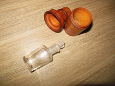 lot flacon parfum verre etui buis malle voyage marquage H P HERMES PARIS ?