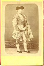 Espagne, Costume Torero. Bullfighter Costume  Vintage albumen print. Spain  Ti
